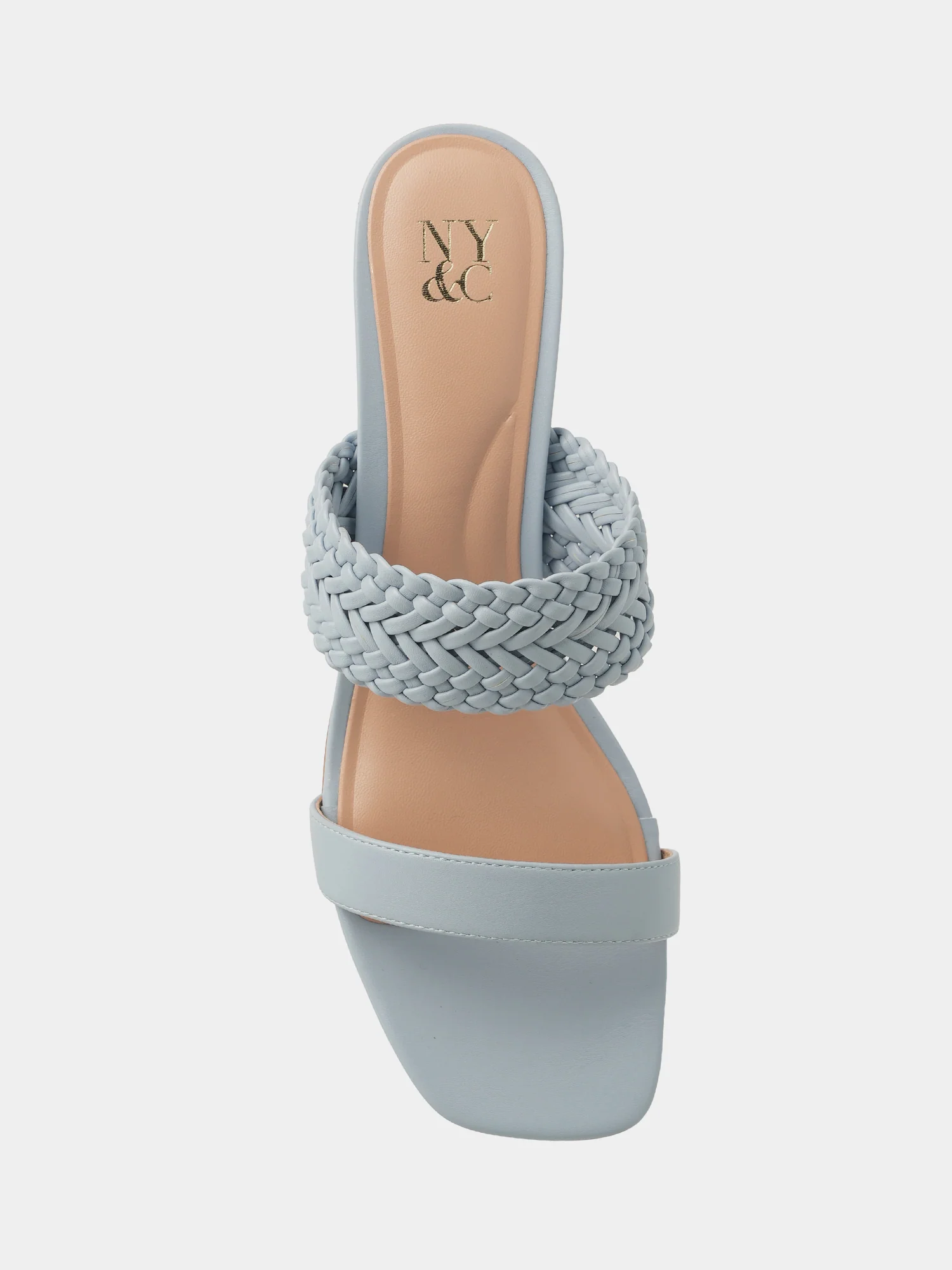 Gretchen Braided Kitten Heel Slide Sandals - Image 11