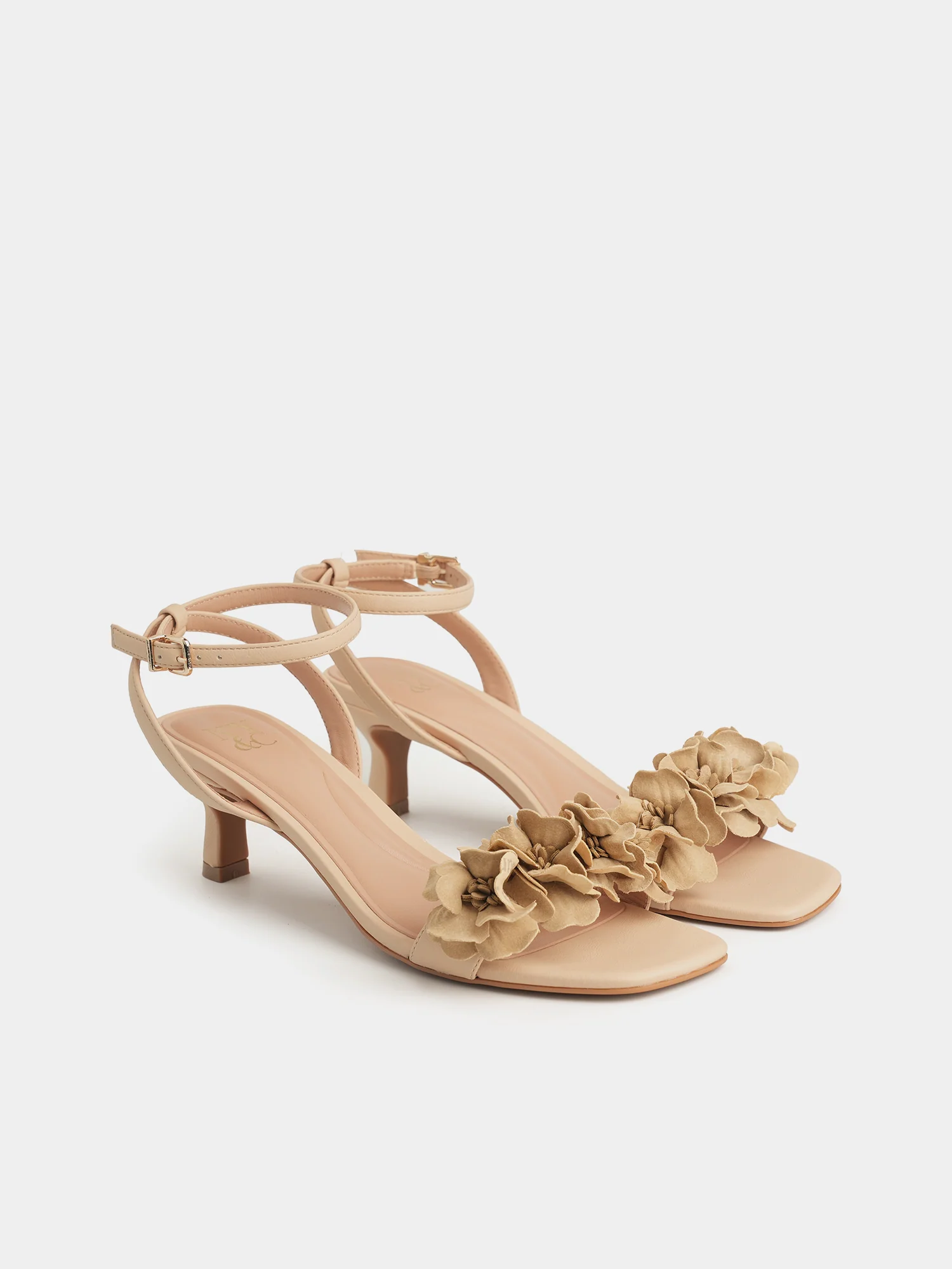 Gwendolyn Ankle Strap Kitten Heel Sandals - Image 13
