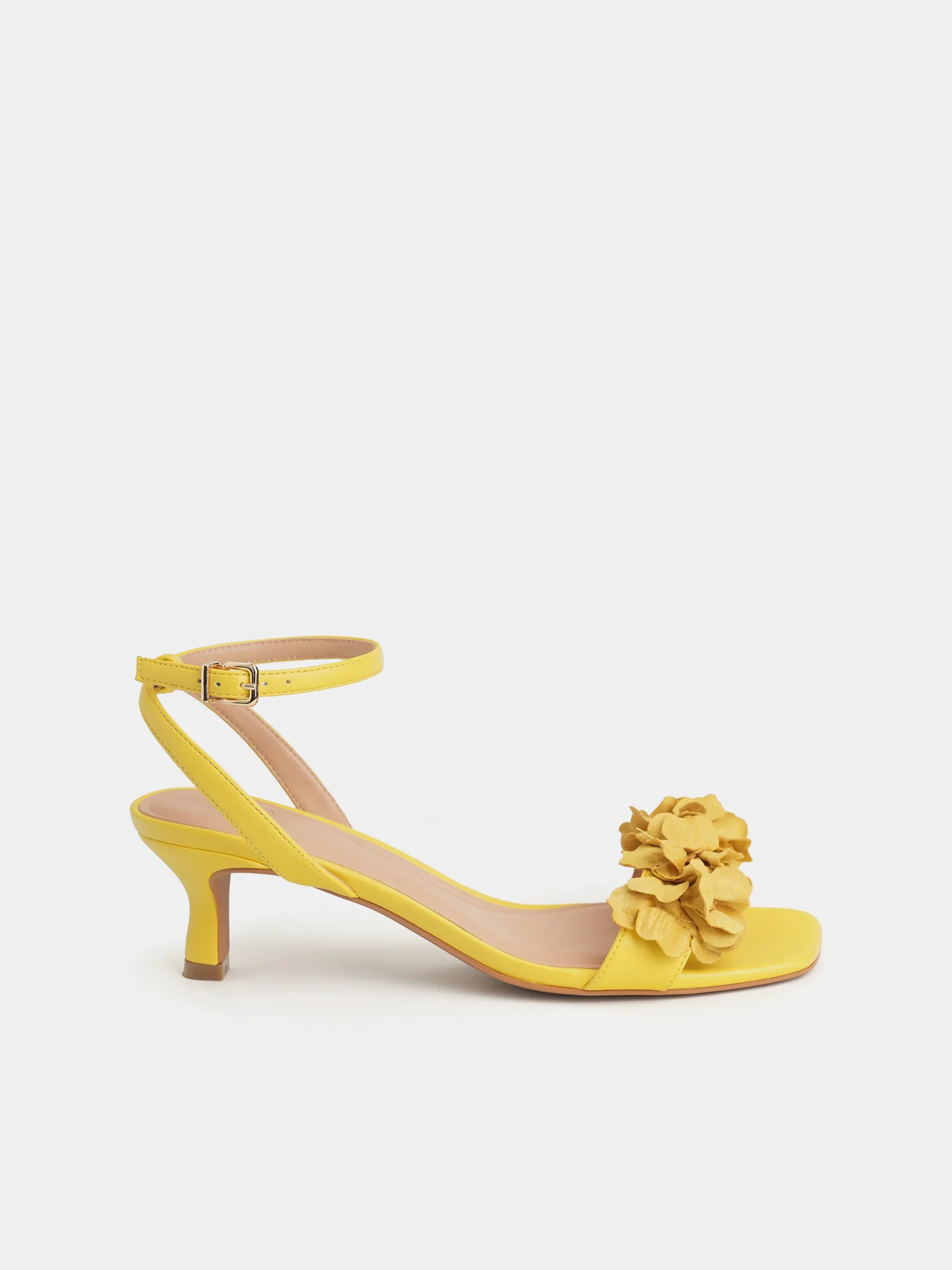 Gwendolyn Ankle Strap Kitten Heel Sandals - Image 9