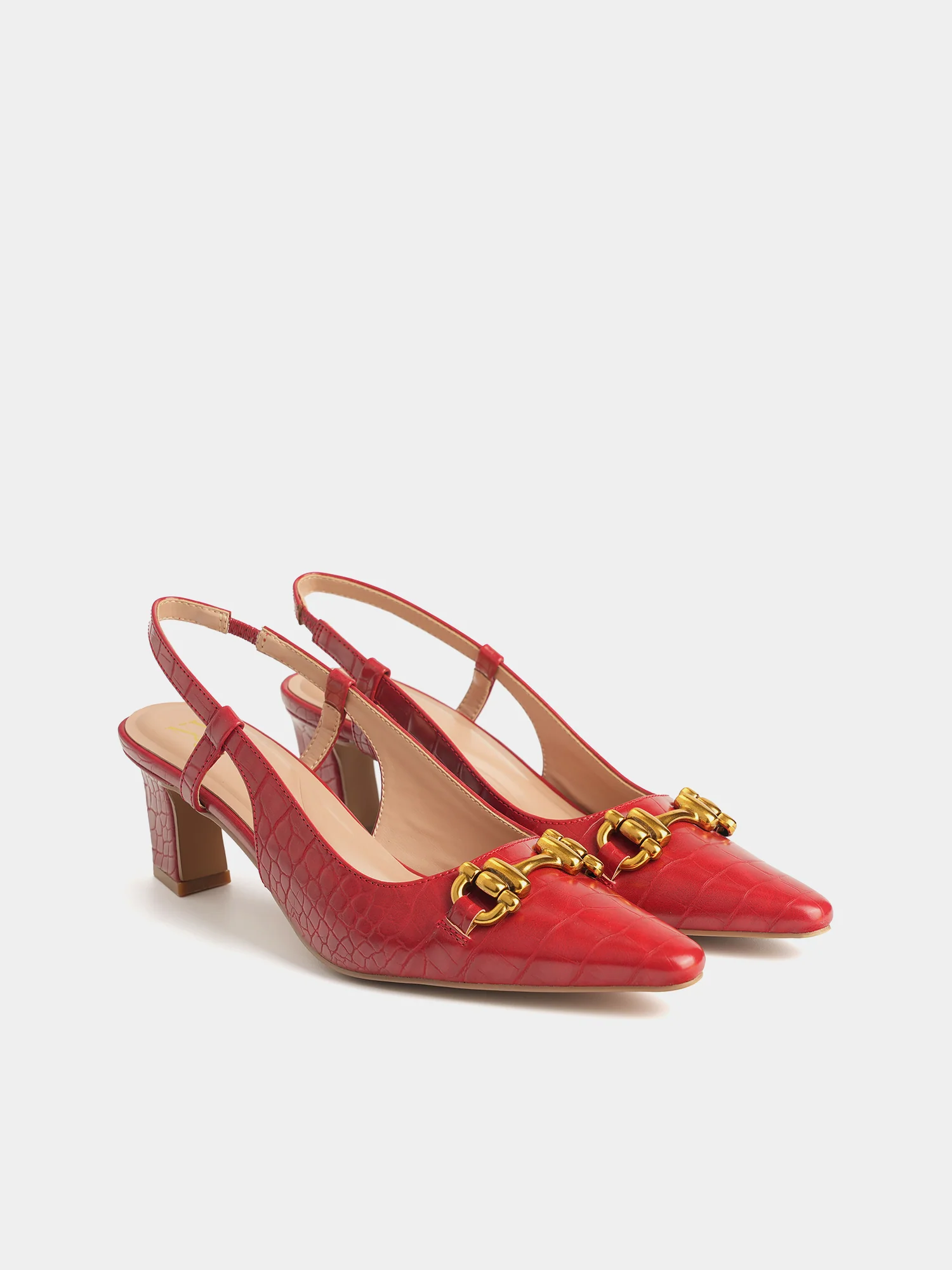 Ilona Slingback Buckle Heels - Image 13