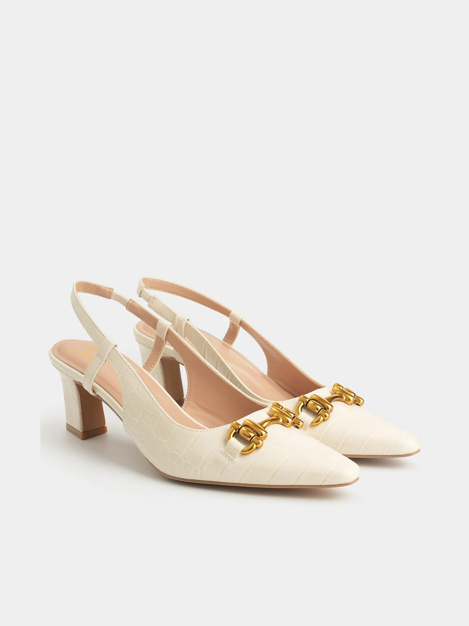 Ilona Slingback Buckle Heels - Image 7