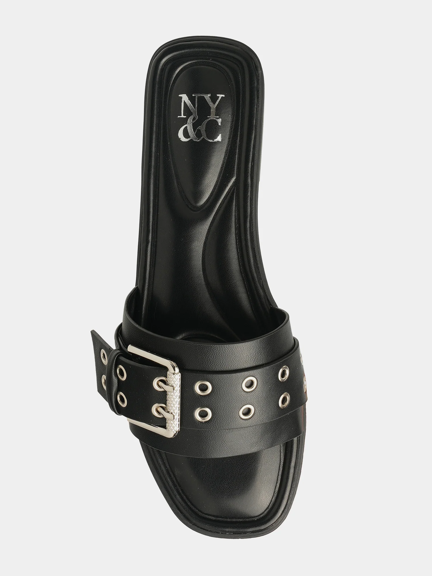 Rey Buckle Slide Sandals - Image 4