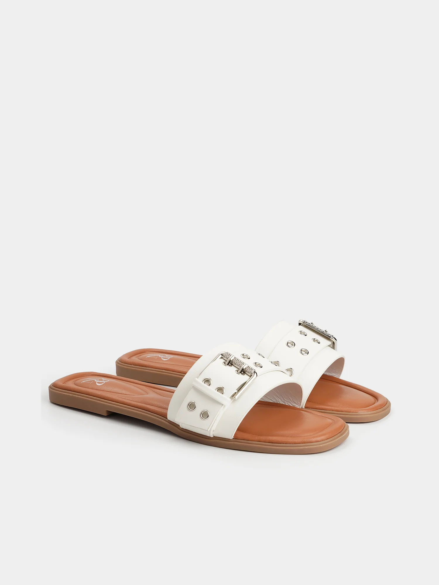 Rey Buckle Slide Sandals - Image 7