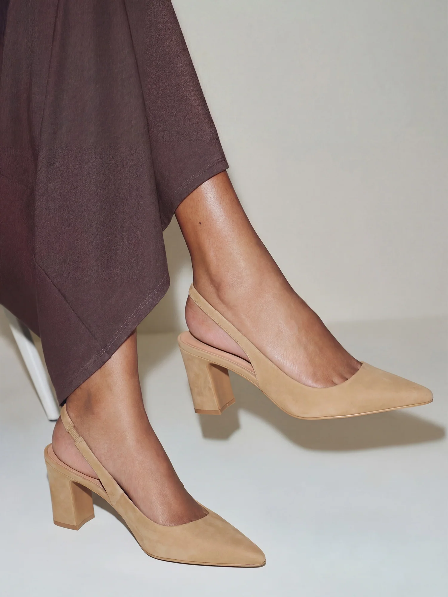 Theresa Slingback Block Heels - Image 8