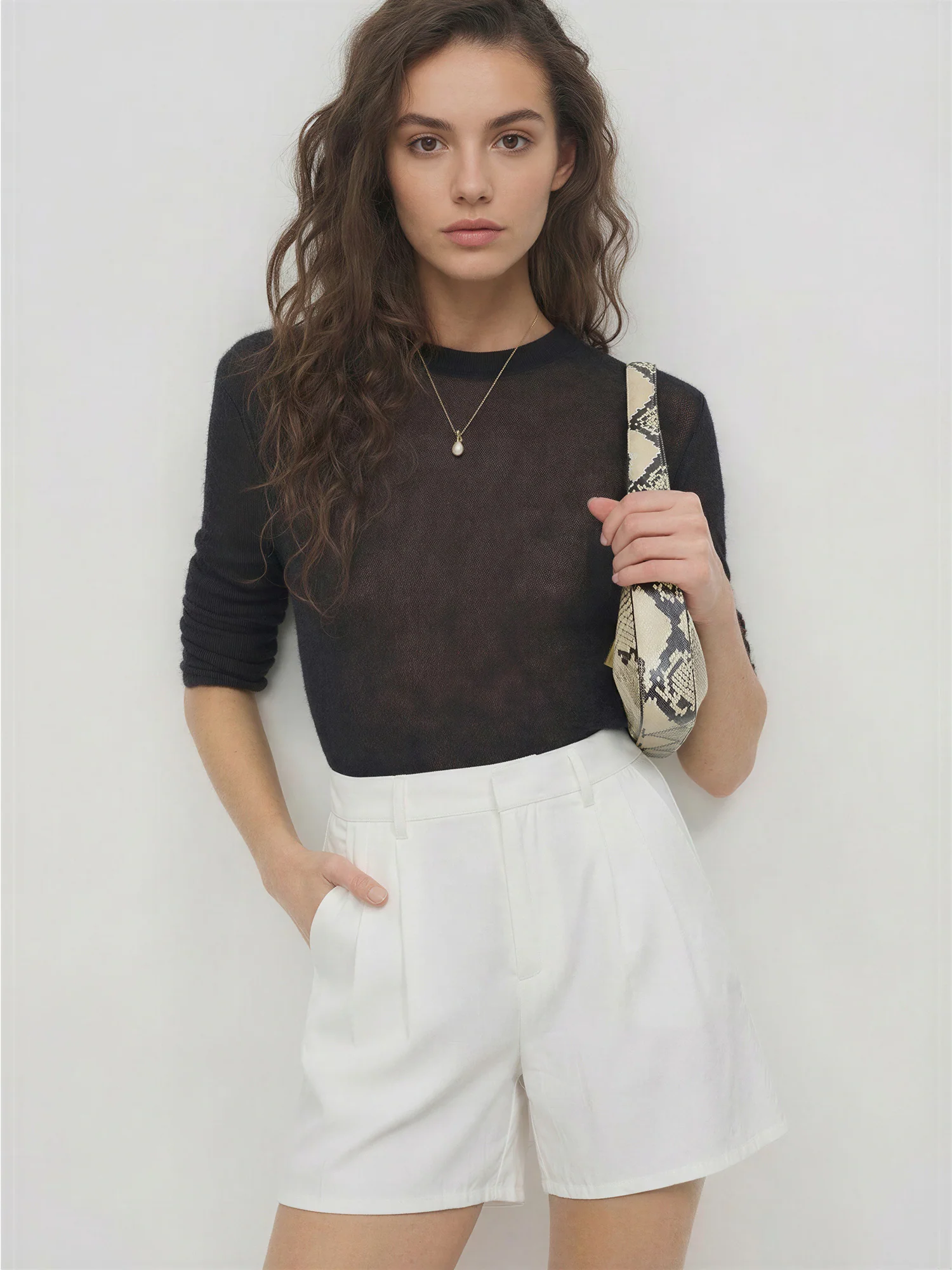 Pleated Flowy Shorts - Image 11