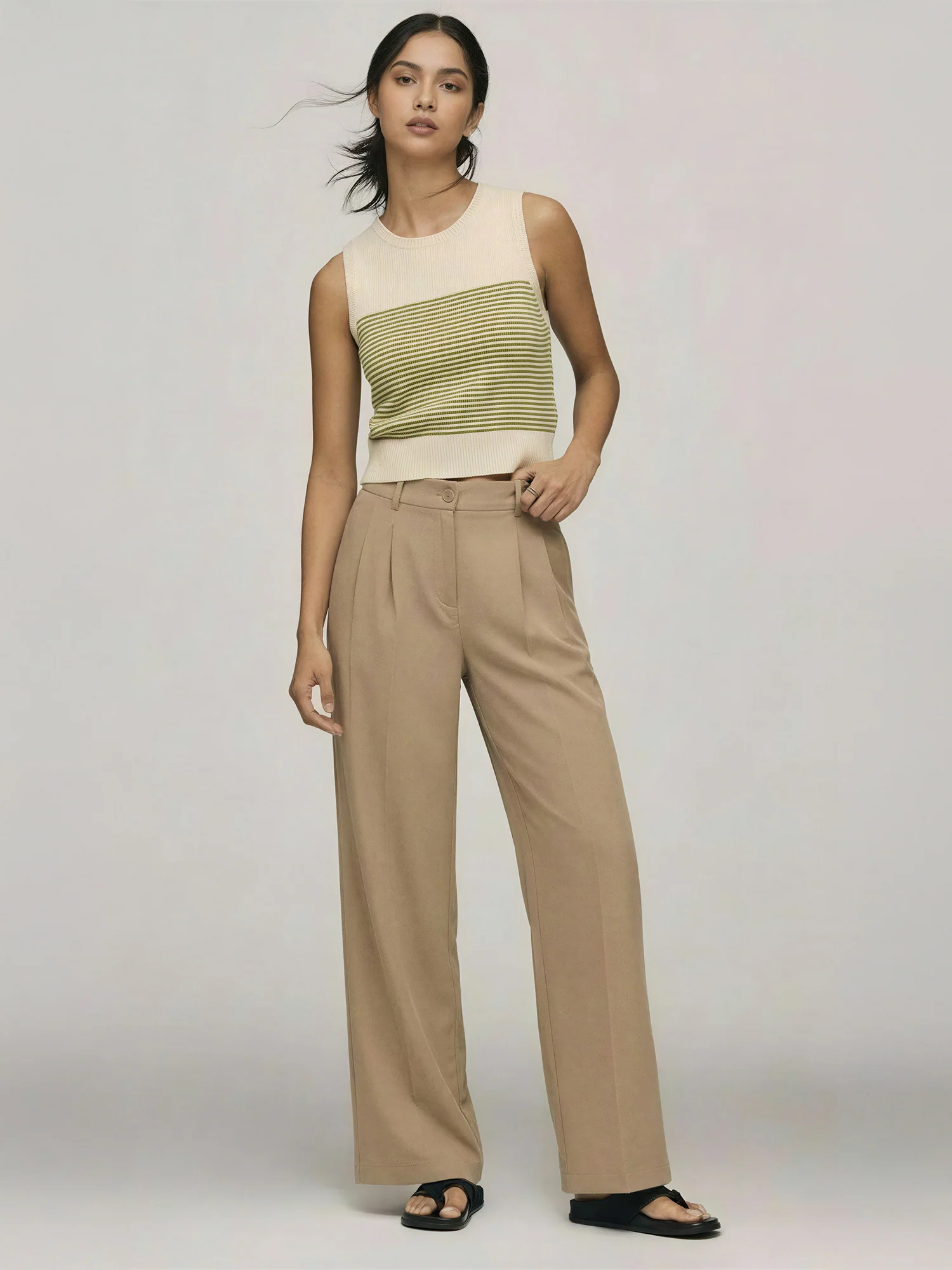 Pleated Trousers - Image 2