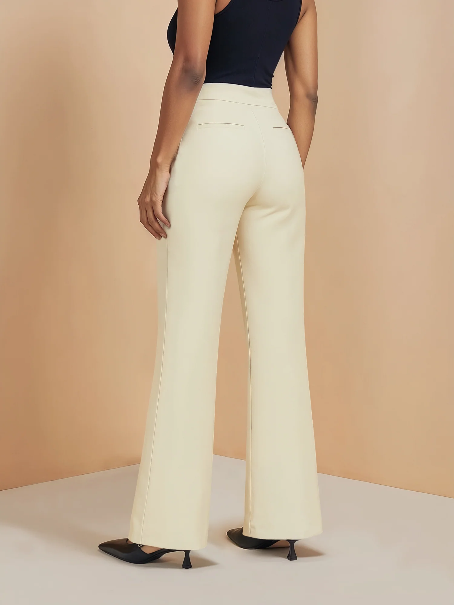 Ponte Flare High Rise Pant - Image 10