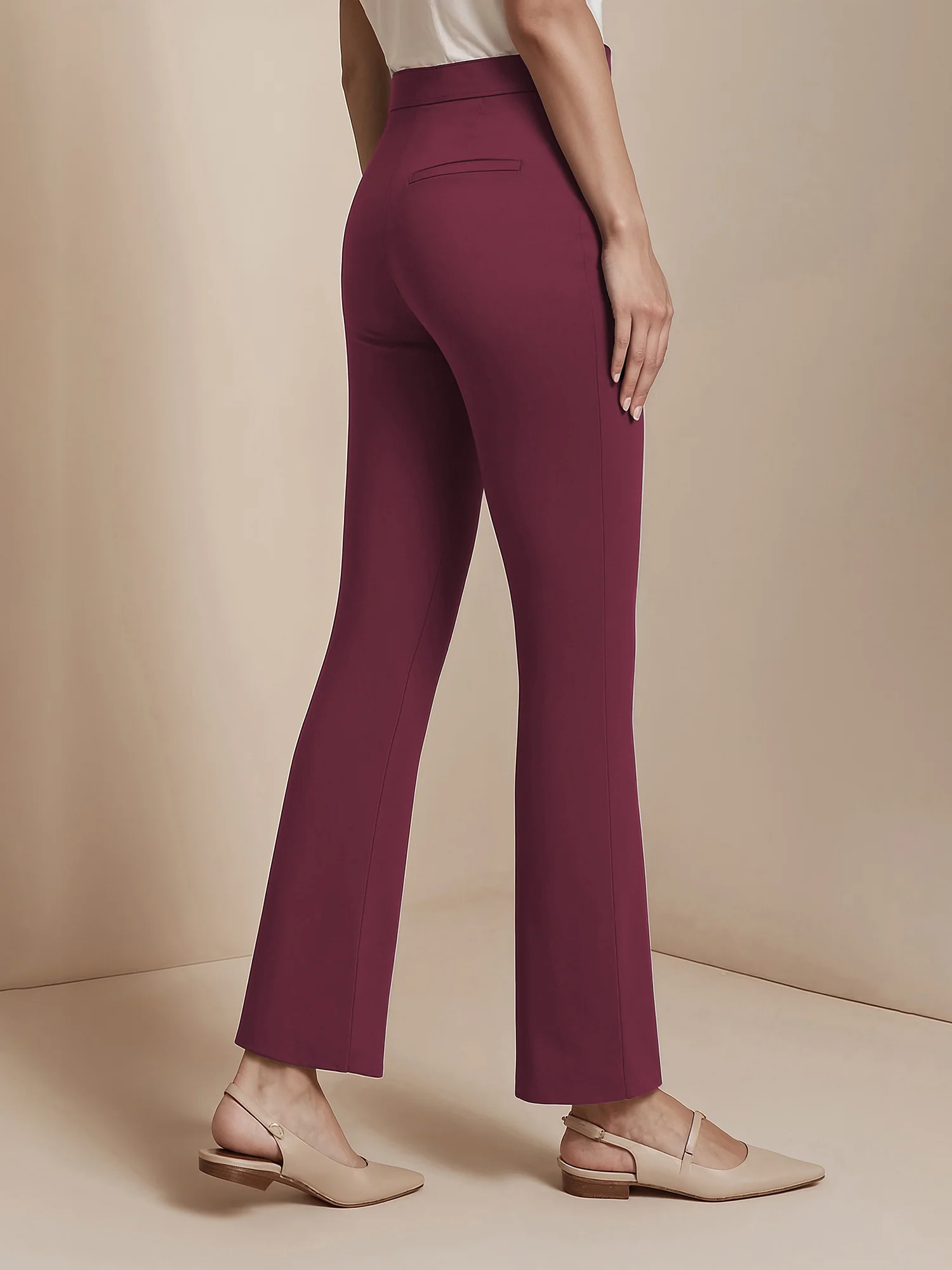 Ponte Flare High Rise Pant - Image 17