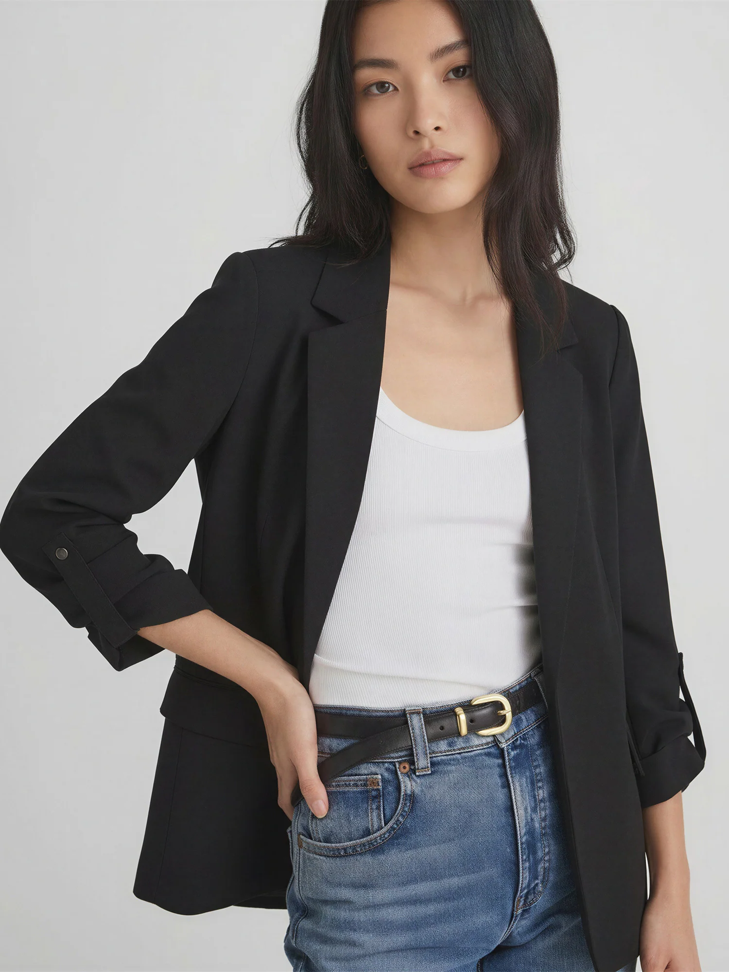 Roll Cuff Vertigo Classic Blazer - Image 12