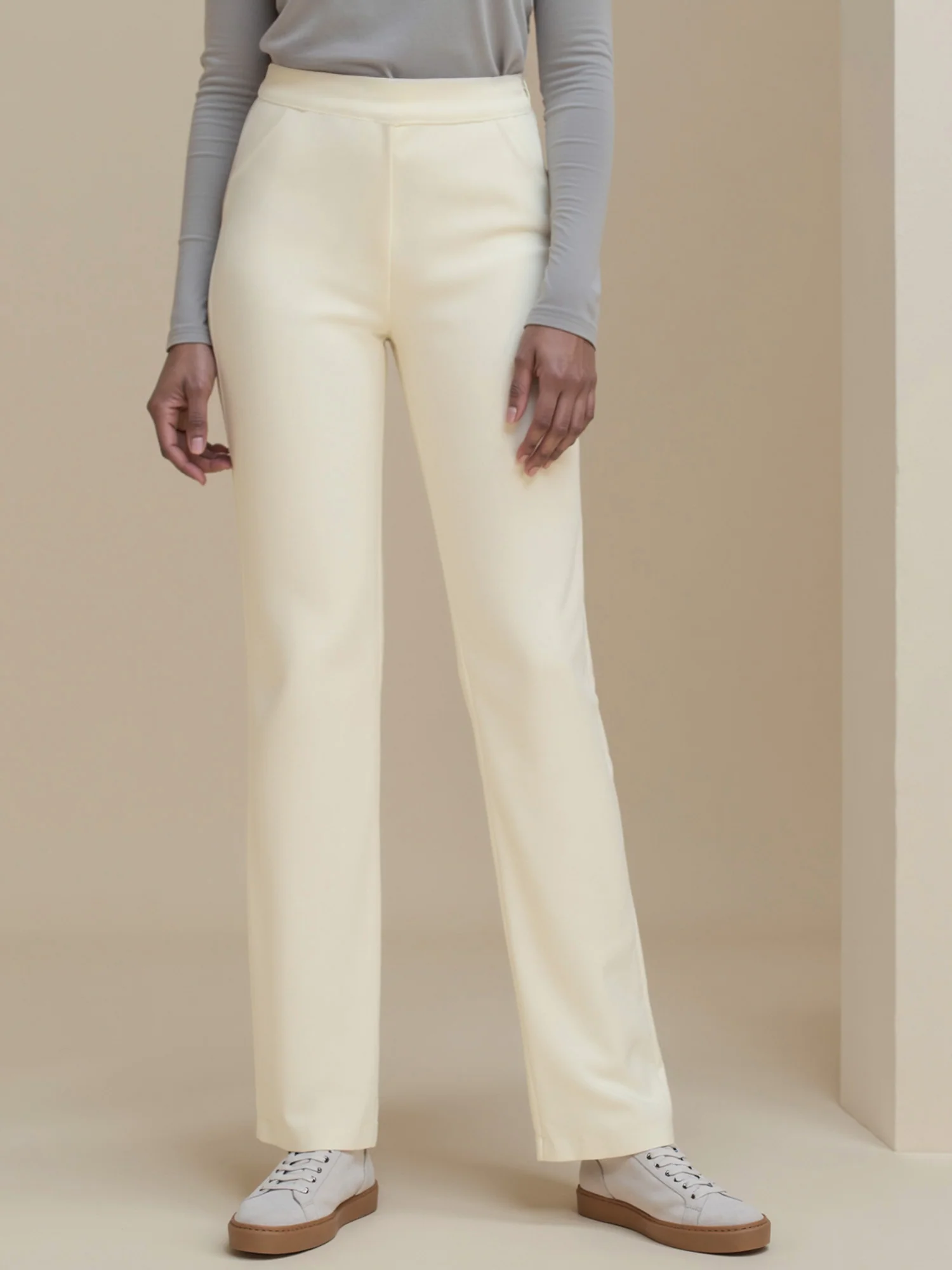 Straight Fit Ponte Pant - Image 25