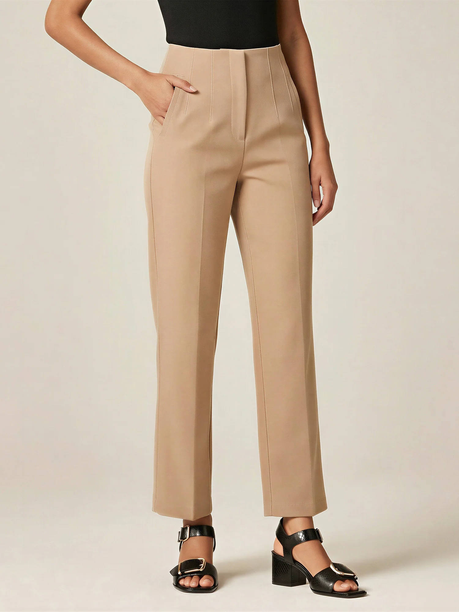 Vertigo Seamed Straight Pants - Image 8